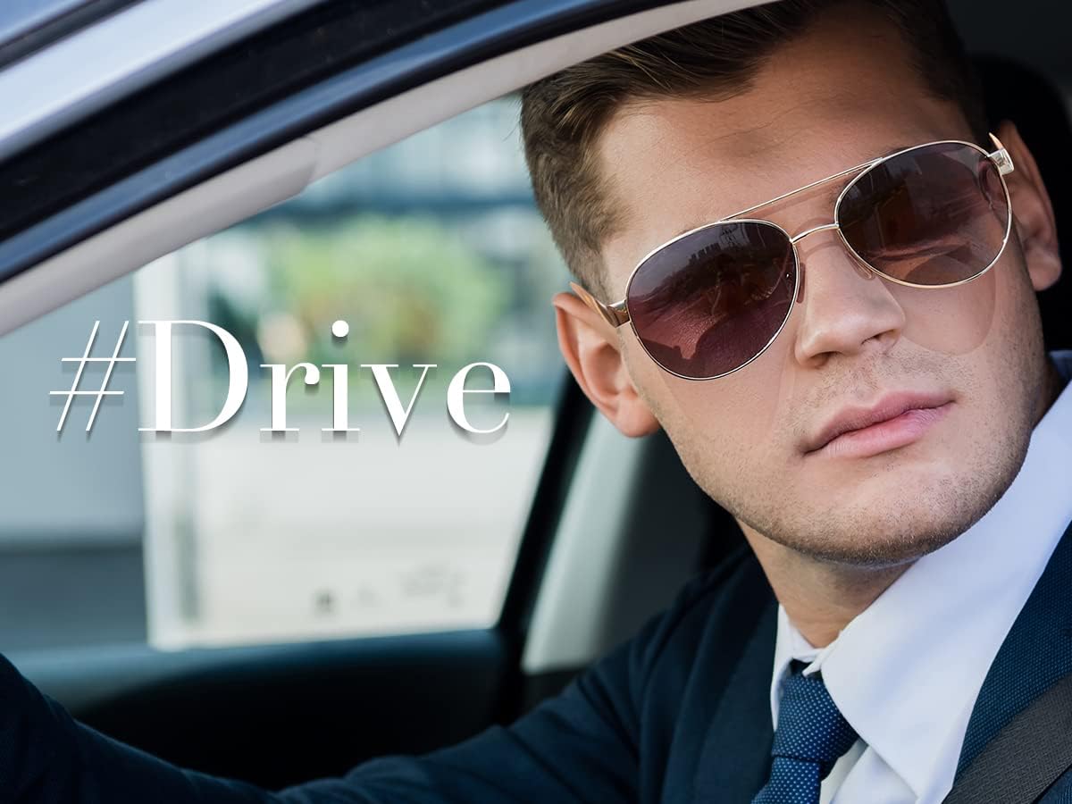 商品图片 25 | B0BXXC6Y74 | FEISEDY Classic Aviator Sunglasses for Women Pilot Polarized Sunglasses Men UV400 Protection for Driving Fishing Golf B4109