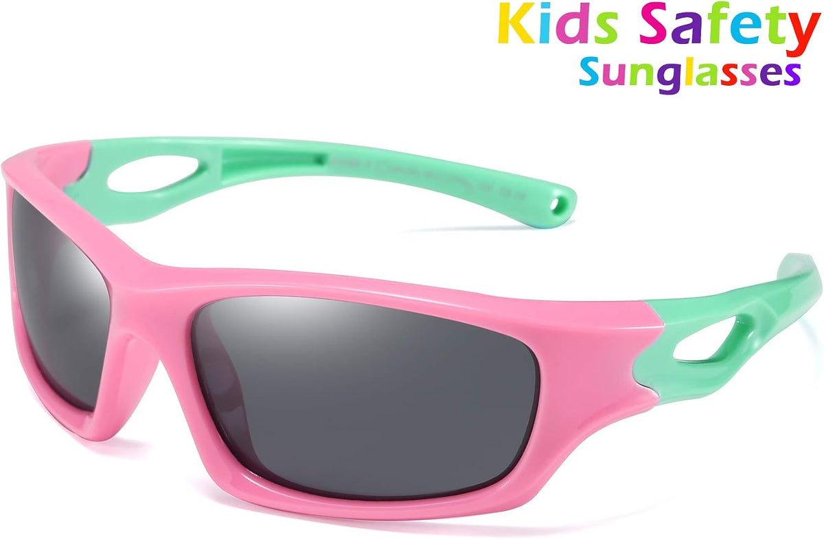 ÉÌƷͼƬ 16 | B07JM1DLHS | FEISEDY Kids Polarized Sport Sunglasses Rubber Frame Boys Girls 3 to 12 Age Children Gift B2453