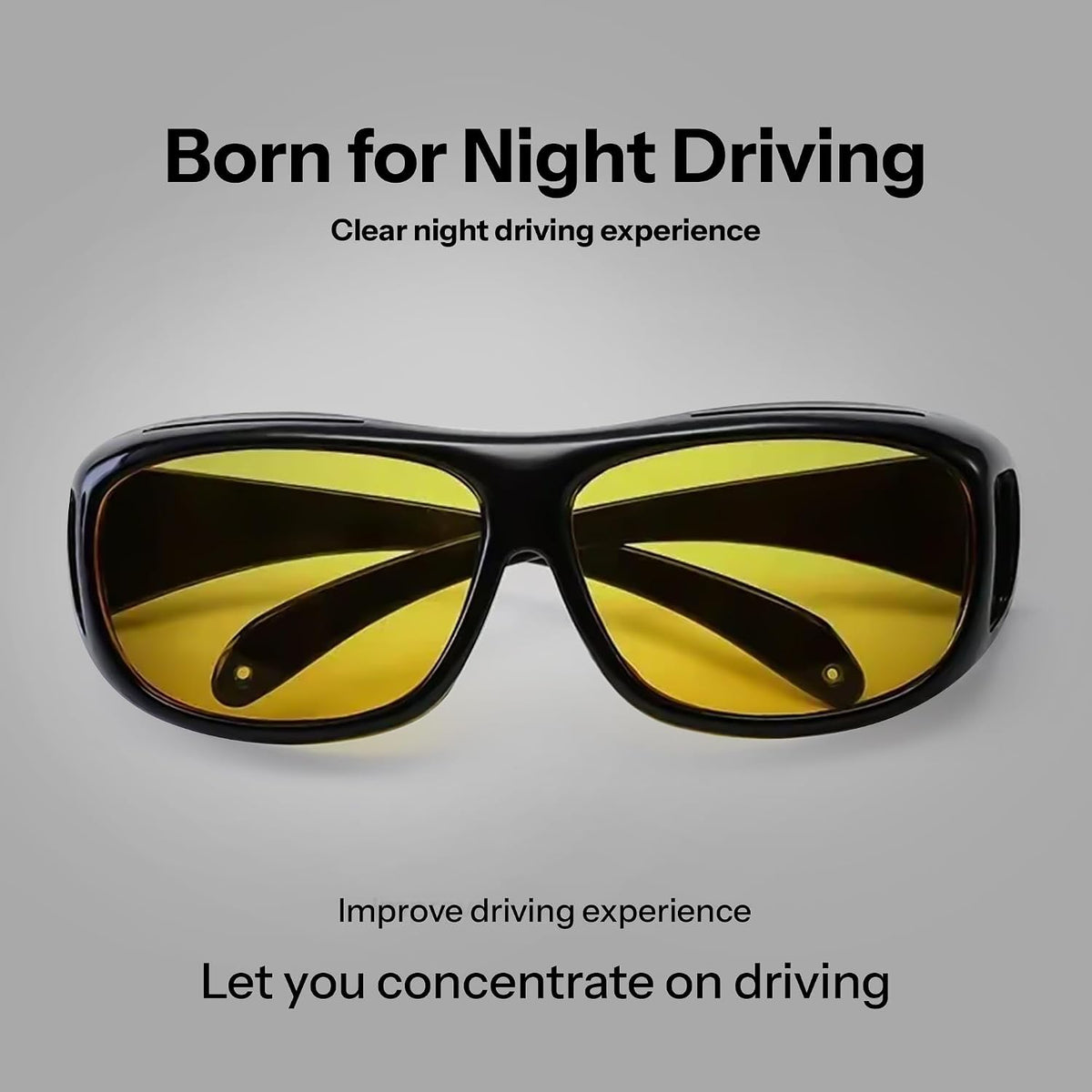 商品图片 3 | B0FPCJVNW5 | Fit Over Glasses Sunglasses for Women Men - Driving Glasses Day/Night Myopia Goggles Sunglasses Cover