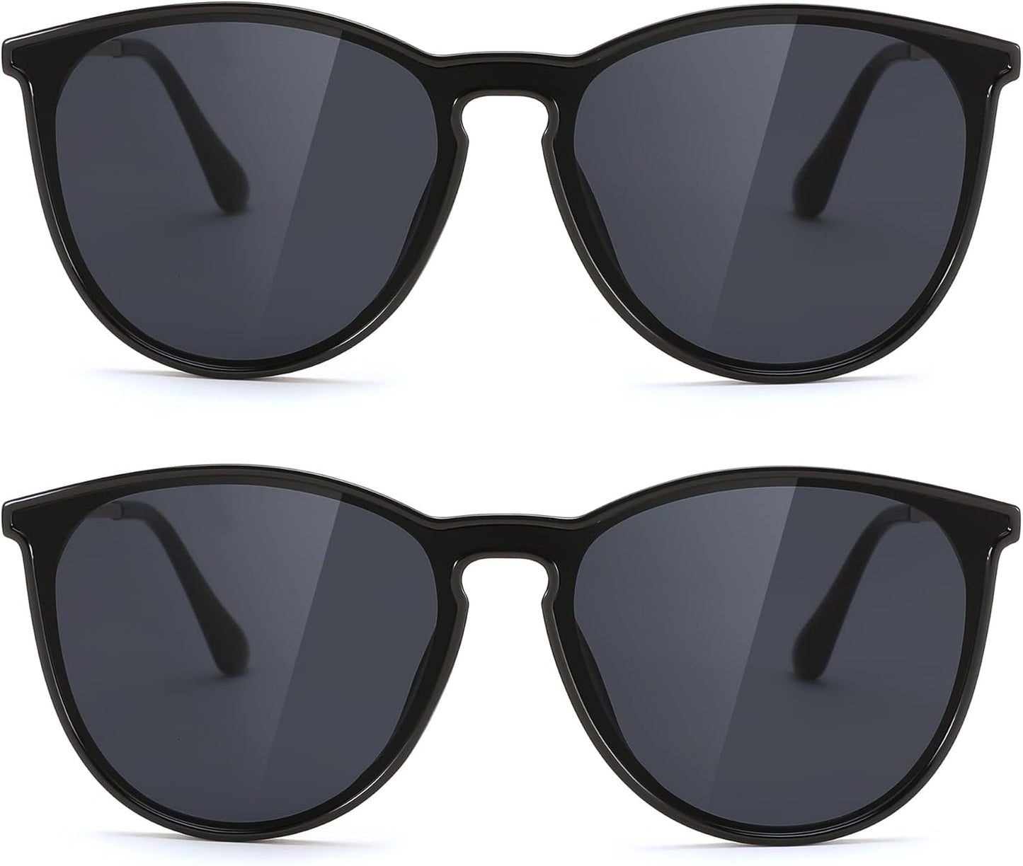 商品图片 10 | B0DGCPG41T | FEISEDY Sunglasses for Women Men Retro Round Cateye Designer Cute Mirrored UV Protection Lens B0210