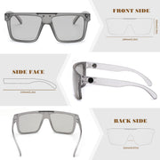 ÉÌƷͼƬ 28 | B0BZ4J86KV | FEISEDY Polarized Sunglasses for Men, Z87 Oversized Square Flat Top B2990