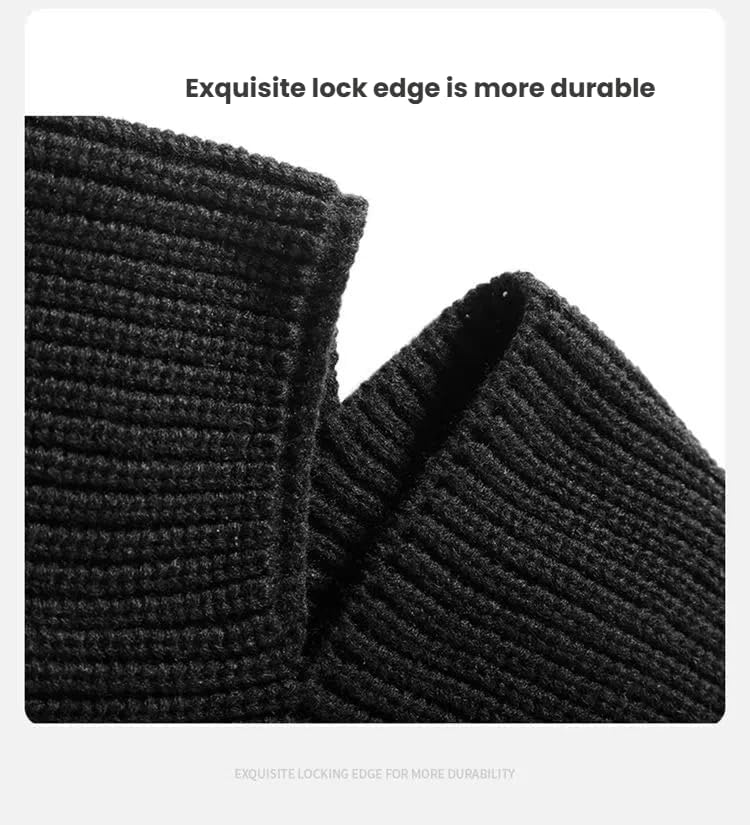 商品图片 6 | B0FSQN1WM5 | 2 in 1 Balaclava Face Mask Beanie Hat - Knitted Beanie for Men Women Winter Warm Full Face Cover Ski Mask for Outdoor Sports