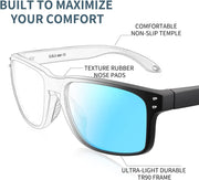 ÉÌƷͼƬ 37 | B09P11P3PC | FEISEDY Polarized Sports Sunglasses for Men Women, Classic Fishing Driving Cycling Goggles, UV400 Protection B2234