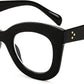 商品图片 3 | B0BGXNJFW2 | FEISEDY Retro Oversized Blue Light Blocking Reading Glasses Thick Frame Anti Glare Digital Eyestrain Readers B2980