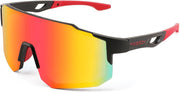 005-black Purple / 75mm | B0BXDJYMPF | FEISEDY Sports Sunglasses for Men, Women and Teens - Baseball, Biking, Cycling UV400 Protection B2388