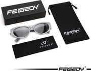 ÉÌƷͼƬ 14 | B0DHWVFXXY | FEISEDY Retro Oval Sunglasses UV400 Protection Retro Y2K Sunglasses B0234