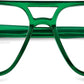 商品图片 25 | B0CNCZF5FL | FEISEDY Retro Aviator Reading Glasses Square Readers for Women Men B0068 | Spring Hinge, Blue Light Reading Glasses,Stylish reading glasses for men