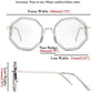 商品图片 5 | B081B142ZJ | FEISEDY Fashion Design Polygon Sunglasses Women Chic Geometric Retro Shade B2542