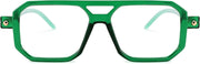 ÉÌƷͼƬ 45 | B0DPLTC8K6 | FEISEDY Vintage Square Blue Light Blocking Glasses Women Men 70s Flat Aviator Glasses Computer Anti Glare B0062