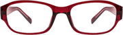 Red / 53 Millimeters | B0DNFDJZNP | FEISEDY Rectangular Blue Light Blocking Glasses for Women Men Vintage Stylish Computer Glasses Fake Nerd Eyewear Frame B0266