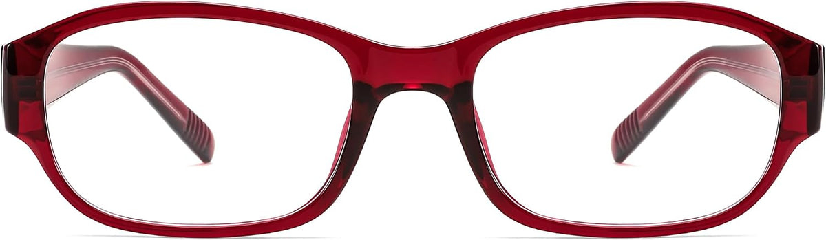 Red / 53 Millimeters | B0DNFDJZNP | FEISEDY Rectangular Blue Light Blocking Glasses for Women Men Vintage Stylish Computer Glasses Fake Nerd Eyewear Frame B0266