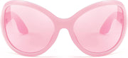ÉÌƷͼƬ 38 | B0BYX6JXMW | FEISEDY Bug Eye Y2K Oversized Sunglasses Women Men Oval Frame B2391