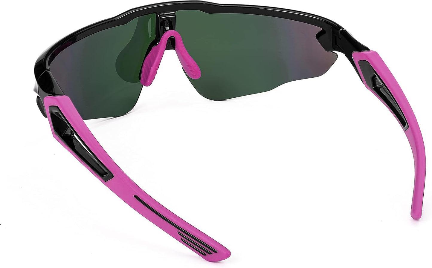 商品图片 25 | B0B2WDLNDM | FEISEDY Sports Sunglasses, with 5 Lenses for Men Women, TR90 Lightweight, Baseball Cycling Motorcycle Running Golf B2940