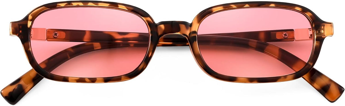 ÉÌƷͼƬ 33 | B0DX1678RX | FEISEDY Retro Rectangular Sunglasses for Women Men 90s Small Vintage Fashion Square Sunnies B0282