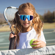 ÉÌƷͼƬ 31 | B0DFLMHFF6 | FEISEDY Kids Teens Baseball Polarized Sunglasses Lightweight TR90 Frame UV400 Sports Cycling Shades for Boys Girls B0186