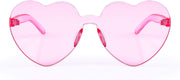 ÉÌƷͼƬ 43 | B07BLKHDRH | FEISEDY Thick Heart Sunglasses Rimless Heart Shaped Sun Glasses Women Fashion Love Glasses B2419