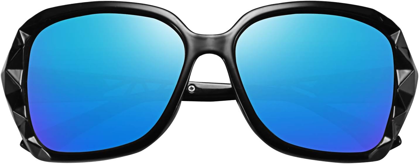 商品图片 17 | B079GT4RXH | FEISEDY Polarized Women Square Sunglasses Sparkling Composite Shiny Frame B2289