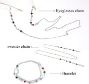 ÉÌƷͼƬ 5 | B07YZG73PK | FEISEDY Eyeglasses Lanyards for Women Reading Glasses Fashion Lanyards Necklace - Eyewear Retainer B2525