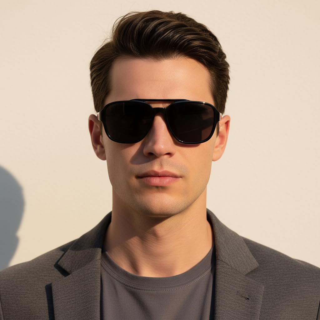 ÉÌƷͼƬ 56 | B0DSVK9L2R | FEISEDY Retro Aviator Polarized Sunglasses Women Men Outdoors B0260