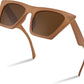 商品图片 24 | B0C5378735 | FEISEDY Vintage Square Cat Eye Sunglasses Women Trendy Cateye Sunglasses B2473