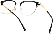 ÉÌƷͼƬ 8 | B0FKT9PDRD | FEISEDY Retro Semi Rimless Blue Light Glasses for Women Men B0438