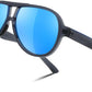 Polarized Grey Frame & Blue Lens / 58 Millimeters | B0D41ZLY97 | FEISEDY Polarized Sunglasses, TAC HD Lens, TR-90 Frame Lightweight, Retro Sunglasses for Women Men UV400 Protection B0171