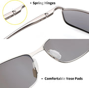 ÉÌƷͼƬ 31 | B07GSRV2H5 | FEISEDY Rectangle Polarized Square Sunglasses for Men Women B2444