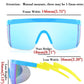 商品图片 69 | B096SD9GGG | FEISEDY Oversized Mirror Shield Sport 80s Sunglasses Ski Goggles Flat Top One Piece Futuristic Visor Women Men B2522