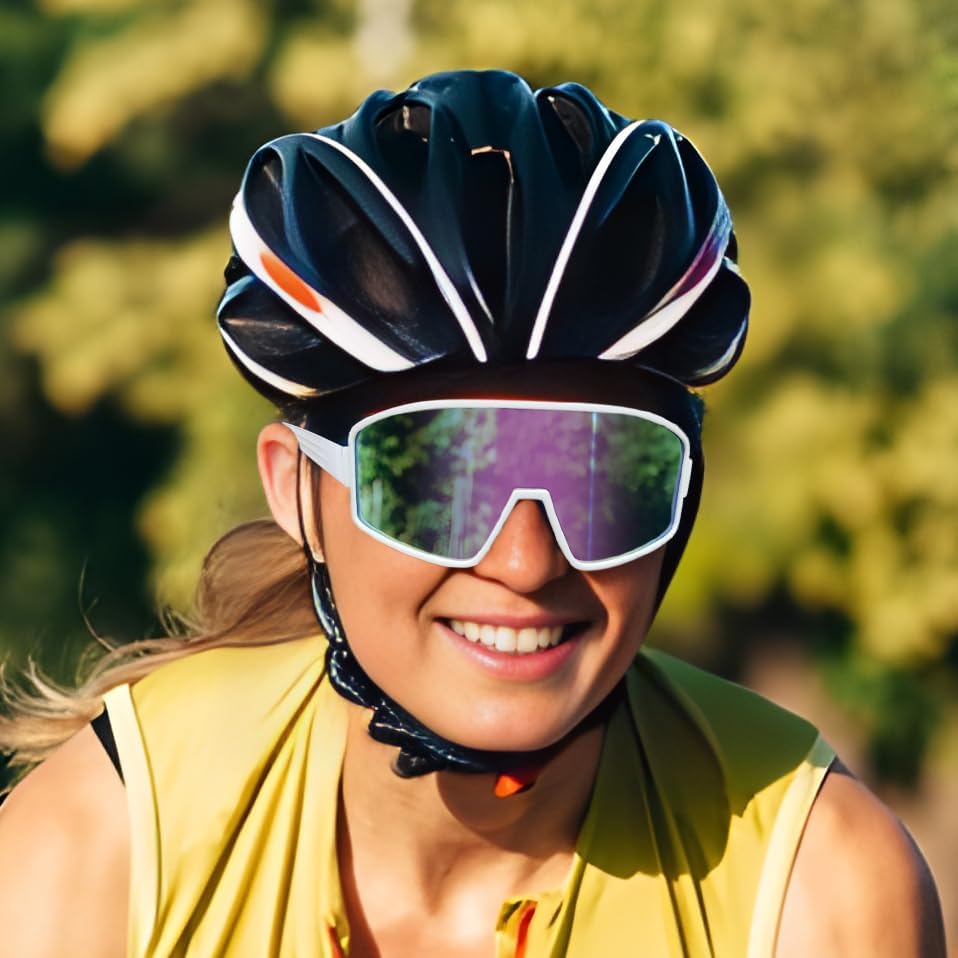 ÉÌƷͼƬ 3 | B0CTT71RHP | FEISEDY Polarized Sports Sunglasses for Men Women Youth Cycling Glasses Baseball Softball Sunglasses B2368