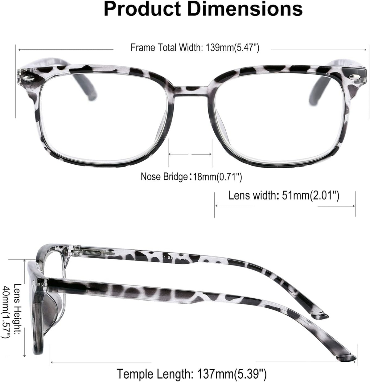 ÉÌƷͼƬ 48 | B07Q5Y42G2 | FEISEDY Progressive Multifocal Reading Glasses Blue Light Blocking Reader Glasses TR90 Frame Women Men B2497