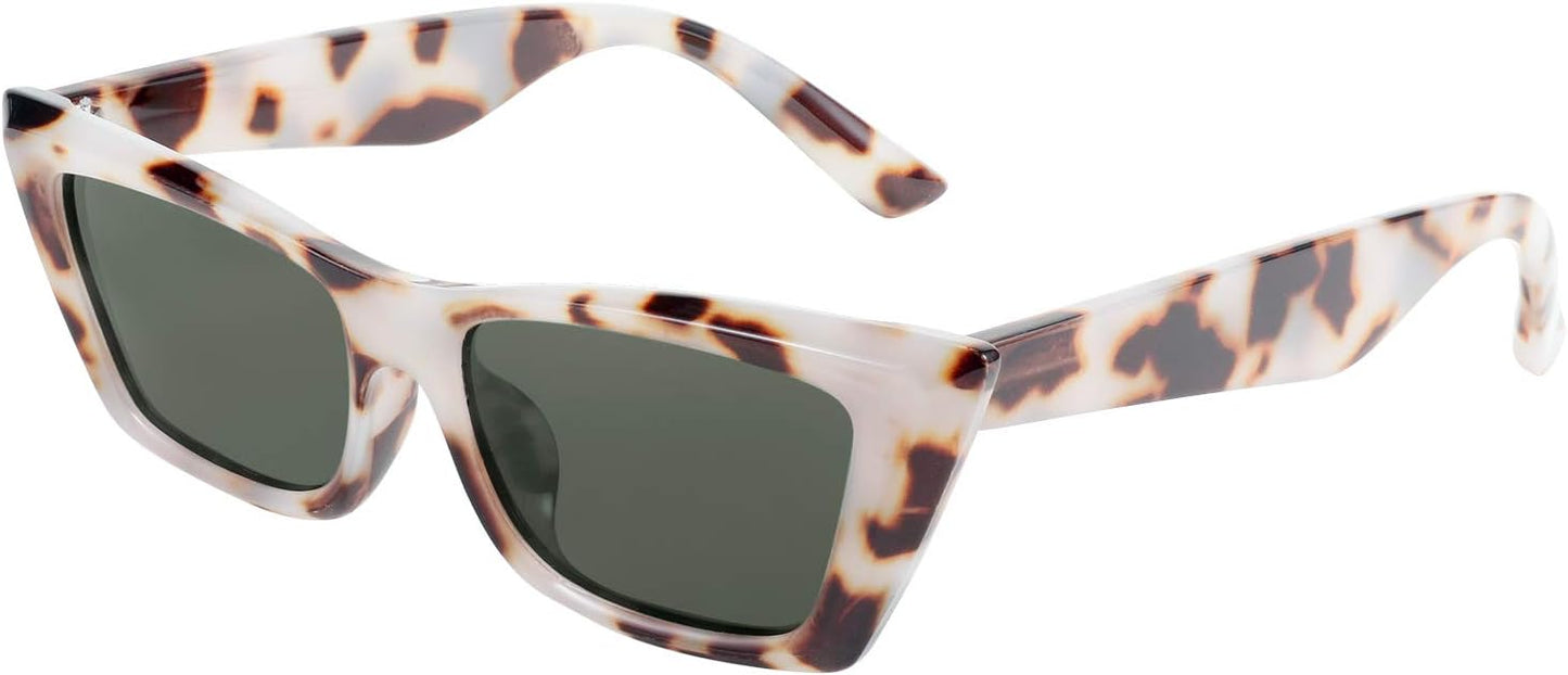 商品图片 16 | B08TM3J1R9 | FEISEDY Small Cateye Square Polarized Sunglasses Women Classic Thick Rectangle Frame UV400 Sun Glasses B2736