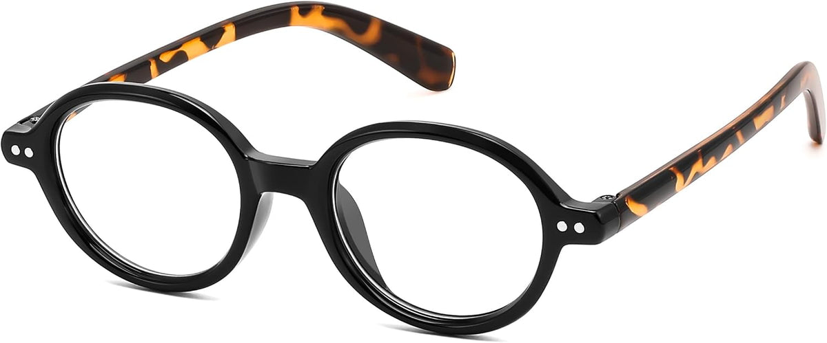 Black Frame-tortoise Leg / 2.0 x | B0FR8X89BL | FEISEDY Vintage Oval Blue Light Reading Glasses for Women, Stylish Lightweight 90s Reader B0327