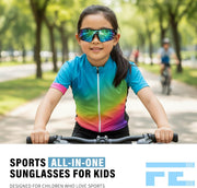 ÉÌƷͼƬ 119 | B07JZ18KMZ | FEISEDY Kids Polarized Sports Sunglasses, TR90 UV400 Baseball Cycling