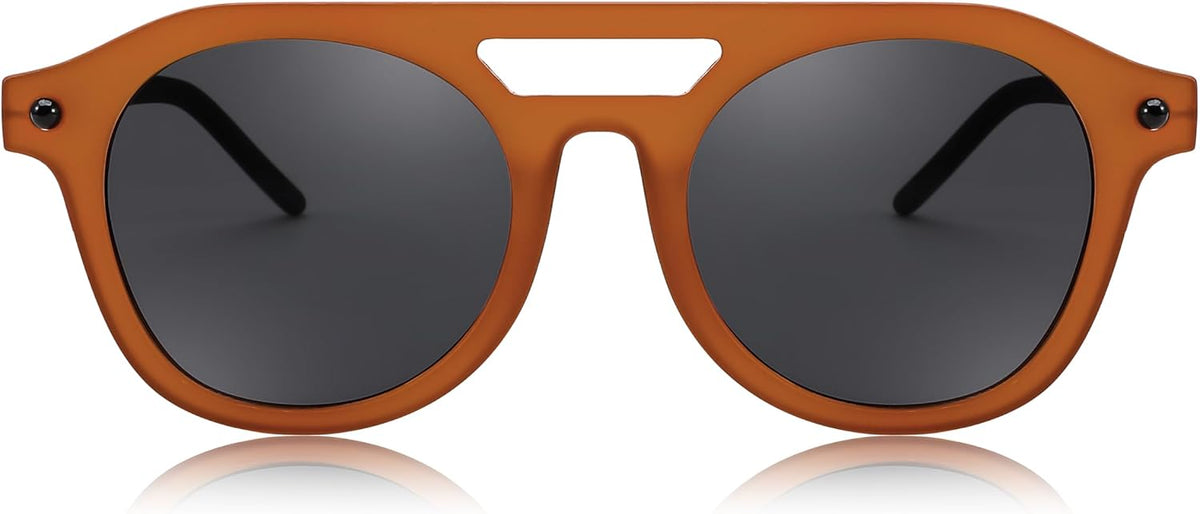 ÉÌƷͼƬ 20 | B0CHBBJ1H1 | FEISEDY Retro Square Aviator Sunglasses Womens Mens Trendy 70s Vintage Stylish Frame UV400 Sun Glasses B0051