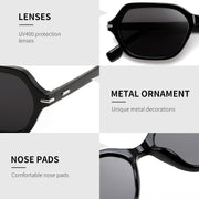 ÉÌƷͼƬ 32 | B0HJYQR9BW | FEISEDY Classic Square Sunglasses for Women Men, Retro Trendy Shades B0493