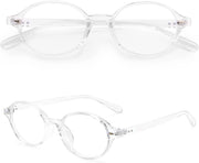 ÉÌƷͼƬ 17 | B0DJ4YNFXZ | FEISEDY Vintage Oval Blue Light Glasses for Women Men Stylish Lightweight 90s Eyeglasses Fake Nerd Y2k Eyewear Frame B0242