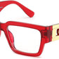 商品图片 30 | B0GQZ4LZK8 | FEISEDY Retro Trendy Rectangle Blue Light Glasses for Women Men B0365