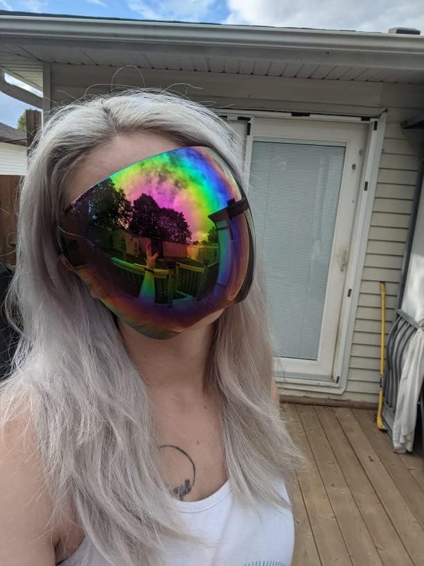 商品图片 5 | B097Y3FQJJ | FEISEDY Full Face Shield Sunglasses – Anti-Fog UV400 Mirror Visor