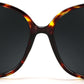 商品图片 50 | B0BJ71VZCB | FEISEDY Women's Fashion Sunglasses, Oversized Square Frame with Pearl Sparkling, Polarized UV Protection B2821