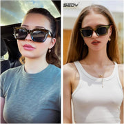 ÉÌƷͼƬ 60 | B07MNGNLNT | FEISEDY Classic Women Sunglasses Fashion Thick Square Sun Glasses B2471
