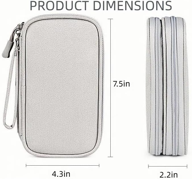 商品图片 7 | B0DPWMTHJG | Travel Cable Organizer Bag Pouch Electronic Accessories Carry Case for Cord, Charger, Phone, Earphone