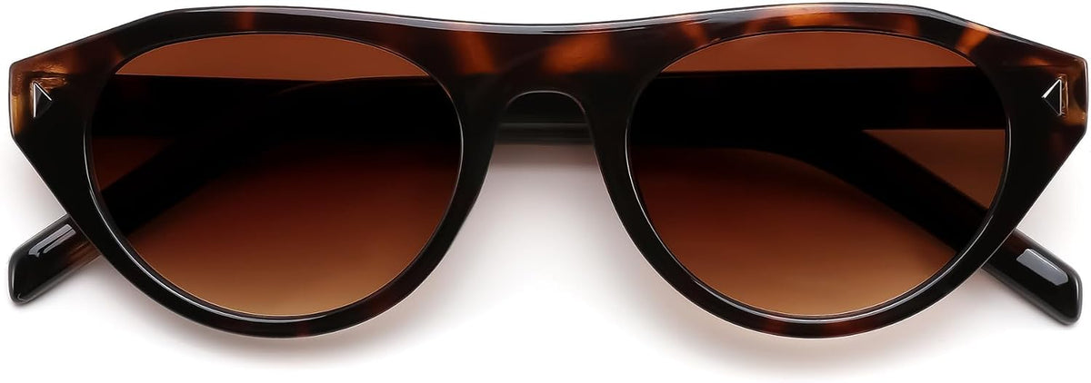 ÉÌƷͼƬ 21 | B0GSYML7HF | FEISEDY Retro Oval Cat Eye Sunglasses for Women Men B0411