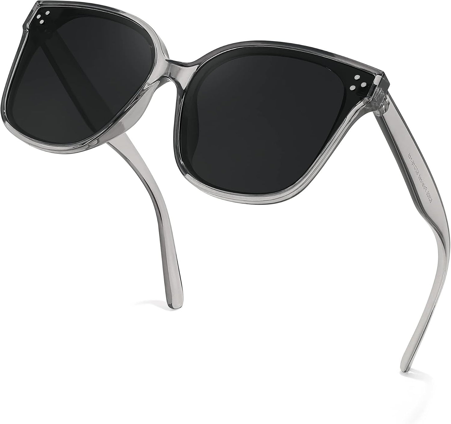 Gray Diamond / 63 Millimeters | B0871RGX96 | FEISEDY Oversized Polarized Sunglasses - UV400 Protection, Square Fashion Sun Glasses for Outdoor & Daily B2600