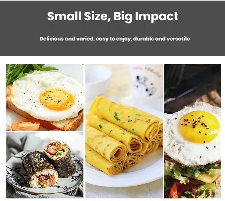 商品图片 7 | B0DY7MF9Q7 | 2PCS Nonstick Egg Rings, Round Crumpet Ring Mold Shaper for Breakfast Sandwich Burger