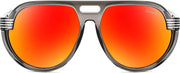 ÉÌƷͼƬ 24 | B0CT8R8S1H | FEISEDY Steampunk with Side Shields Aviator Sunglasses for Men Women 80s Retro Flat Top Oversized Polarized Shades B0096