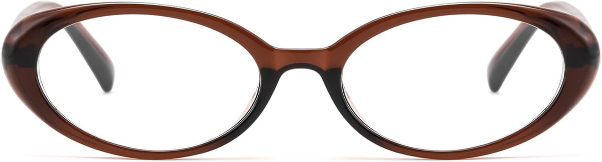 ÉÌƷͼƬ 20 | B0F6MW26L2 | FEISEDY Oval Blue Light Glasses for Woman Vintage Small Face Lightweight Eyeglasses Retro Nerd Y2K Frame B0290