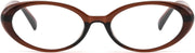 ÉÌƷͼƬ 20 | B0F6MW26L2 | FEISEDY Oval Blue Light Glasses for Woman Vintage Small Face Lightweight Eyeglasses Retro Nerd Y2K Frame B0290