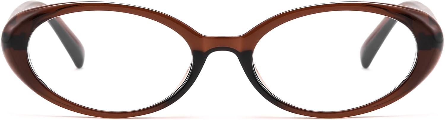 商品图片 20 | B0F6MW26L2 | FEISEDY Oval Blue Light Glasses for Woman Vintage Small Face Lightweight Eyeglasses Retro Nerd Y2K Frame B0290