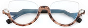ÉÌƷͼƬ 16 | B0CJFLY9C9 | FEISEDY Reading Glasses for Women Fashion Half Frame Cat Eye Glasses Anti Glare Eyeglasses B0067