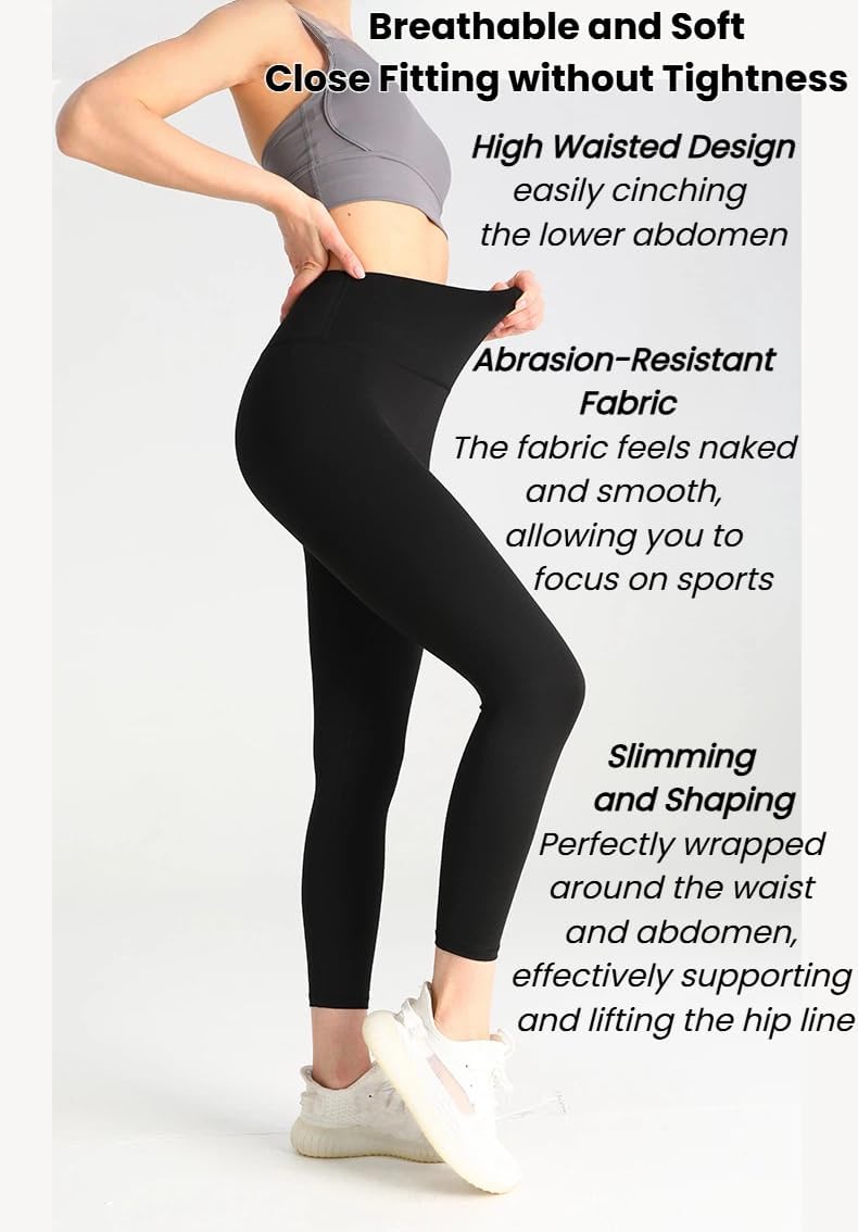 商品图片 6 | B0G3PWZ71D | High Waist Leggings for Women, Yoga Pants, Tummy Control Butt Lift Workout Leggings, Naked Feeling Quick Dry Fitness Pants